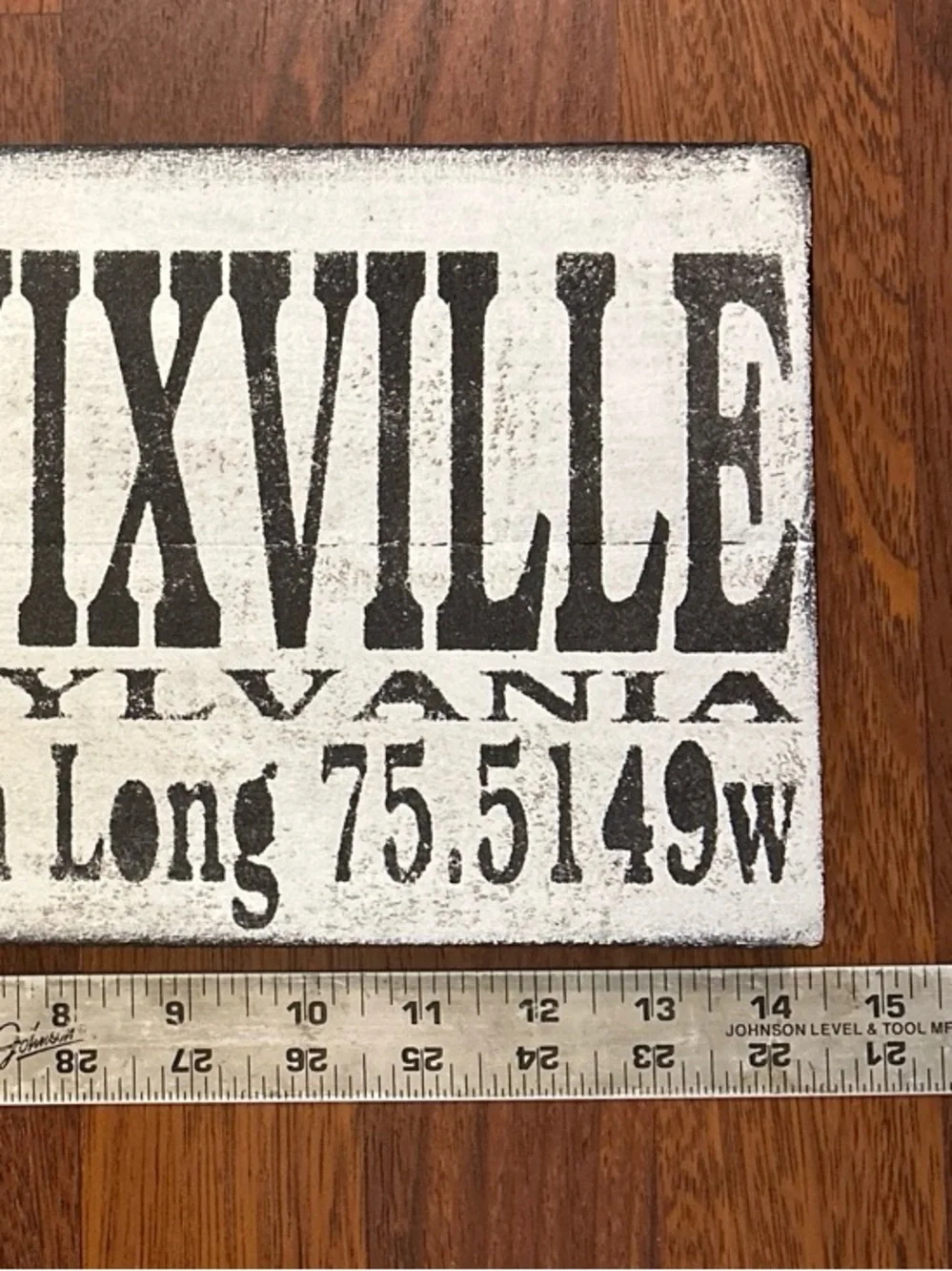 Phoenixville Pennsylvania Rustic Wooden Sign Home Decor Kitschy